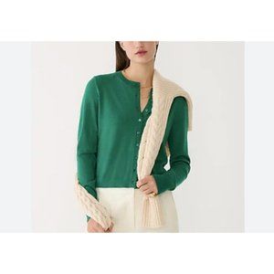 J Crew $60 Adult XL Classic Merino Wool Cardigan Sweater Women's NWT BJ592